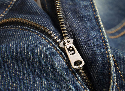 RXXKKK Men's Regular Fit Ripped Jean (34, 750 Vintage Blue)