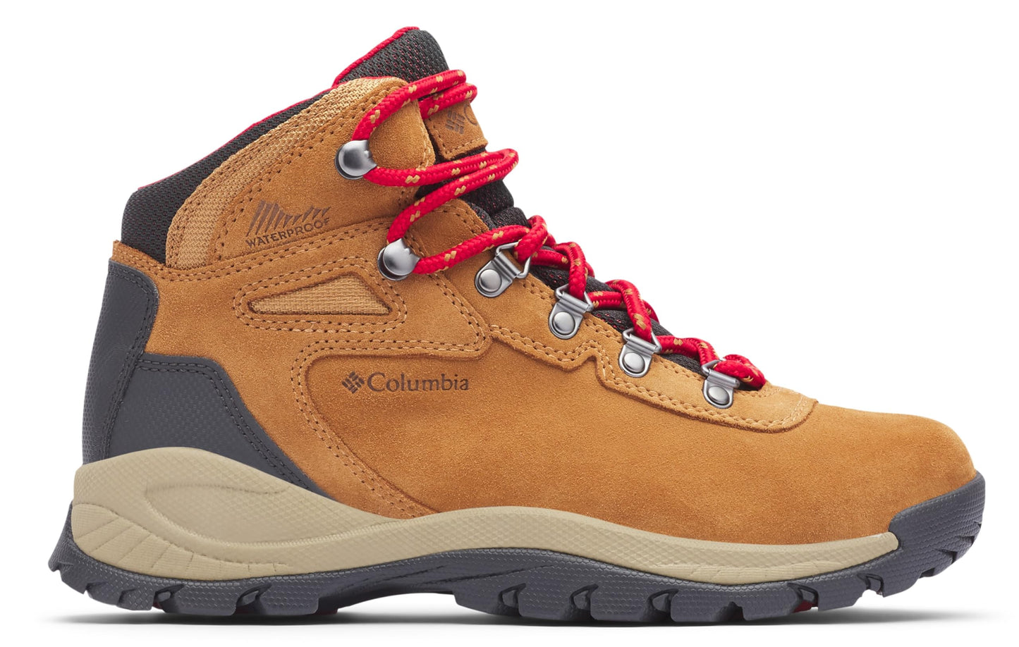 Columbia Women's Newton Ridge Plus Waterproof Amped, Elk/Mountain Red,