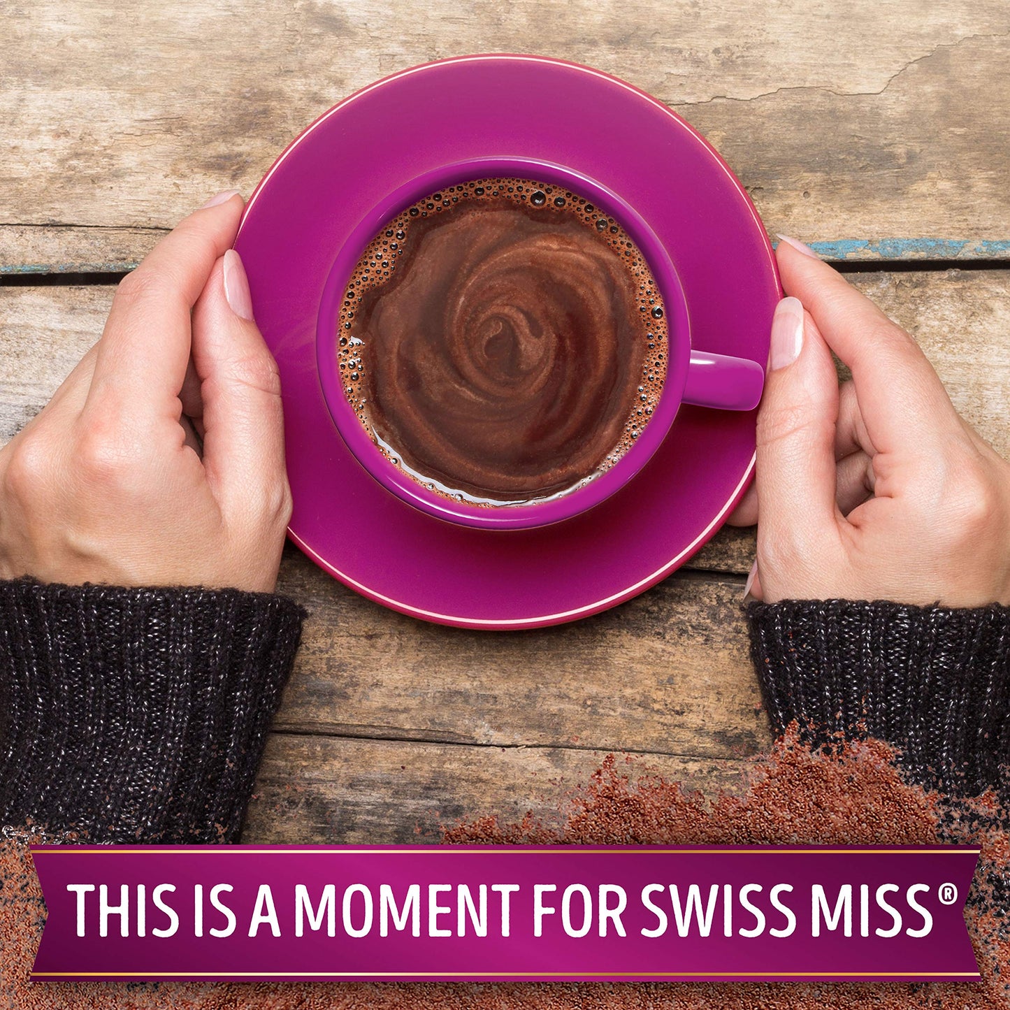 Swiss Miss Dark Chocolate Flavored Hot Cocoa Mix, 8 Count Hot Cocoa Mix Packets