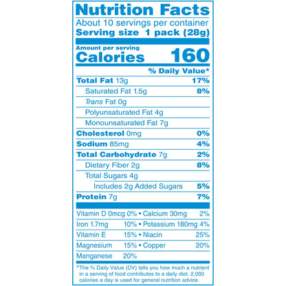 Planters Honey Roasted Peanuts, 10 ct Box, 1 oz Packs