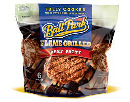 BALL PARK FLAME GRILLED BEEF PATTY BURGERS