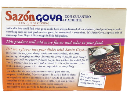GOYA Sazon Coriander & Annatto Seasoning 1.41 Oz