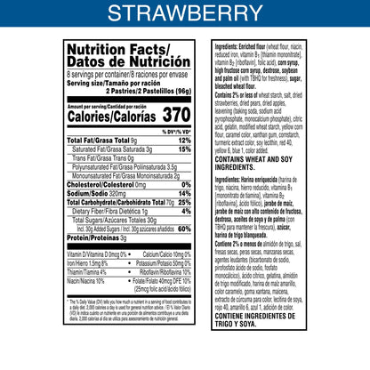 Pop-Tarts Frosted Strawberry Instant Breakfast Toaster Pastries, 27 oz, 16 Count Box